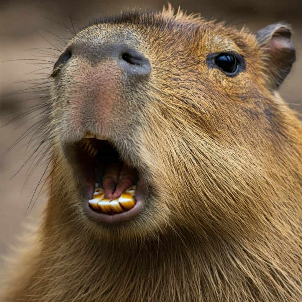 unique dental structure of capybaras